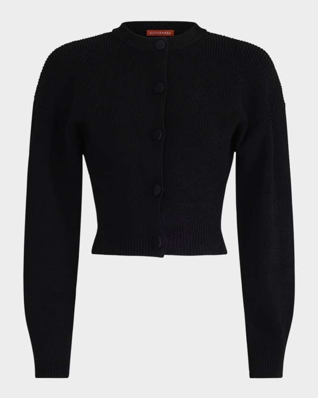 Phinny Rib Crop Cardigan